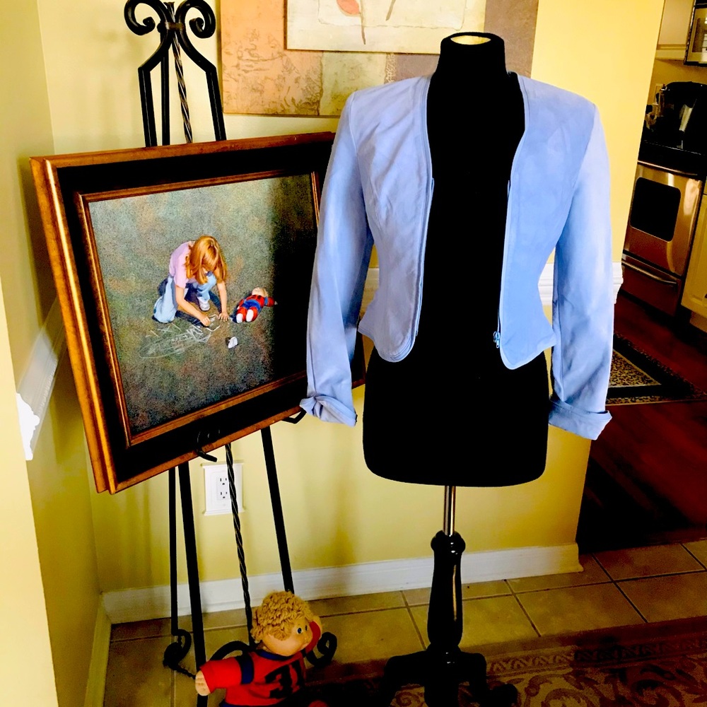 Daniel bluebell suede jacket